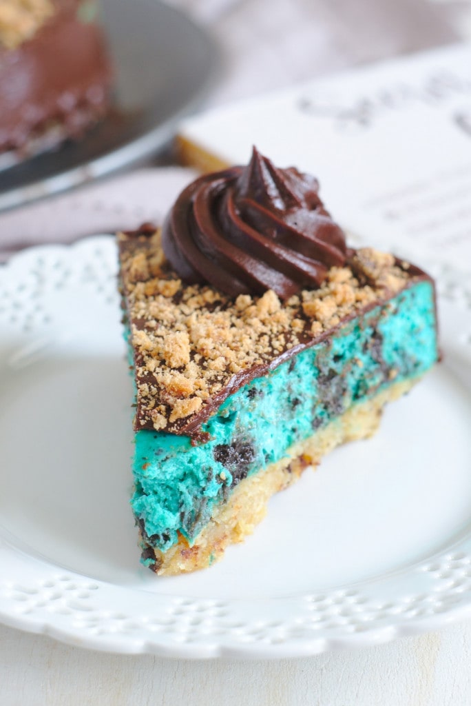 Cookie Monster Cheesecake