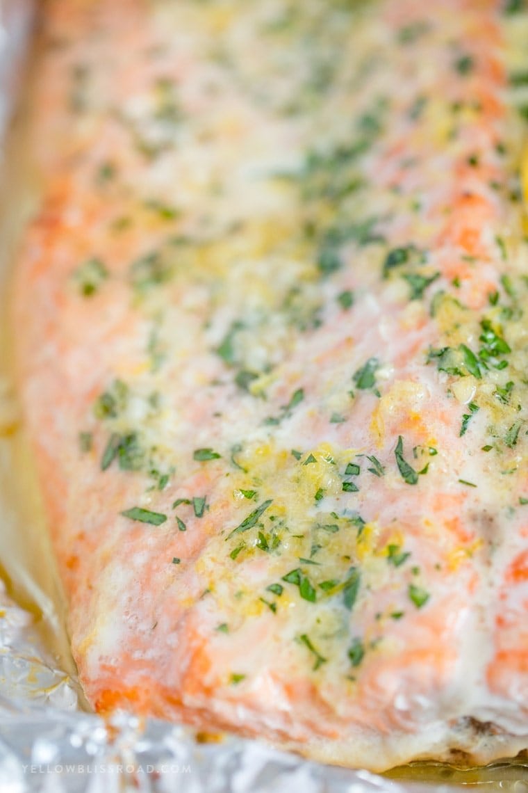 Easy Baked Salmon with Honey Garlic Butter | Simple Weeknight Meal