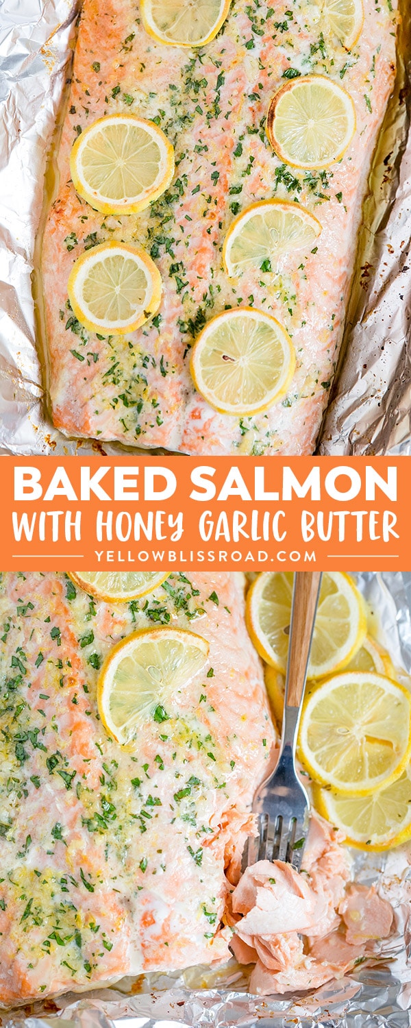 Easy Baked Salmon with Honey Garlic Butter Simple Weeknight Meal