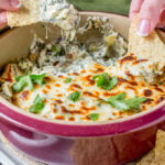 A dish of Spinach Artichoke Dip