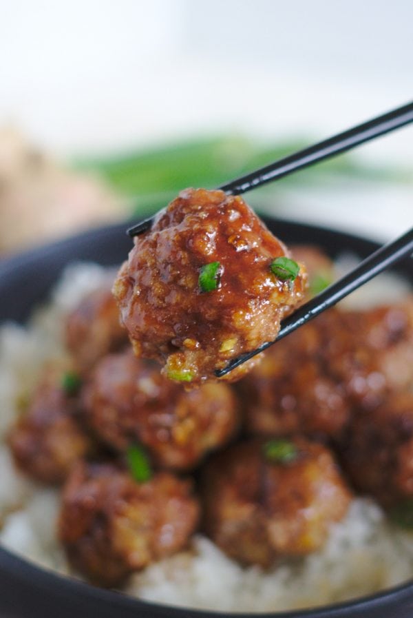 Teriyaki Turkey Meatballs Yellow Bliss Road