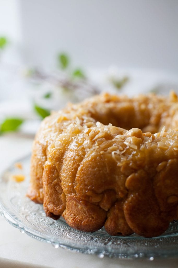 A close up of Hawaiian monkey bread