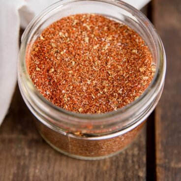 A jar of taco seasoning