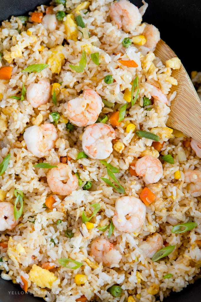 Shrimp Fried Rice close up image