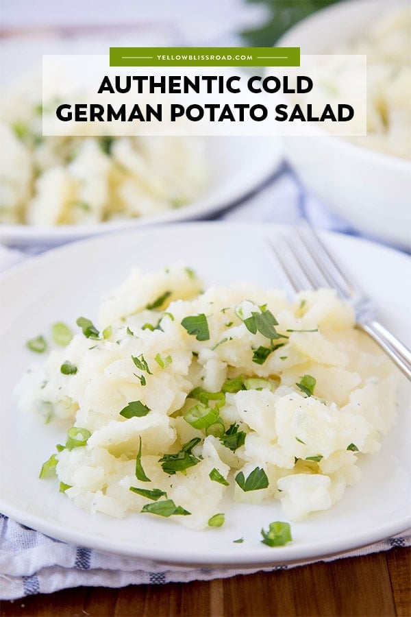 German Potato Salad Easy Cold German Potato Salad Recipe