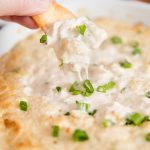 Social media image of Crab Rangoon dip