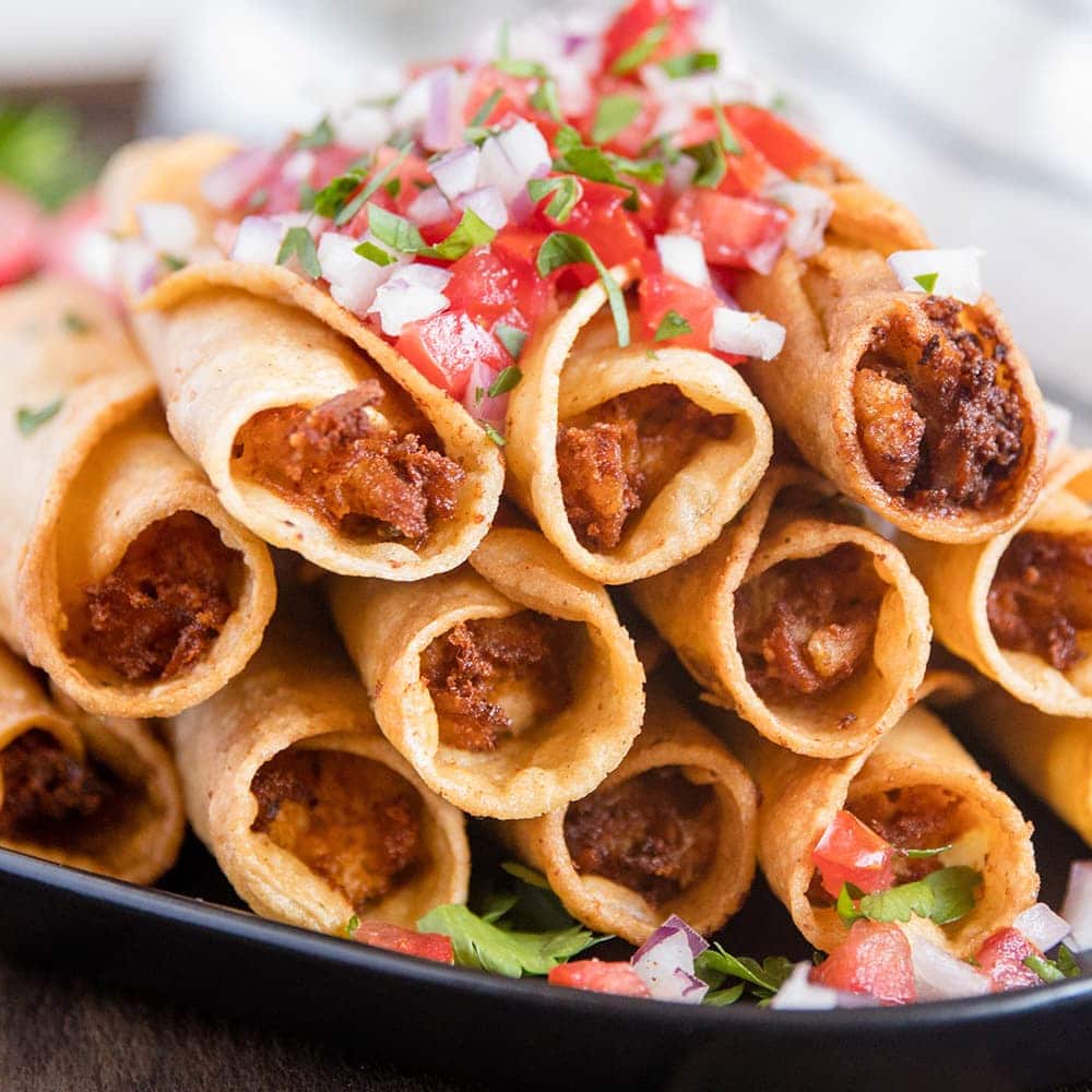 Chicken Taquitos with Cream Cheese | Yellow Bliss Road