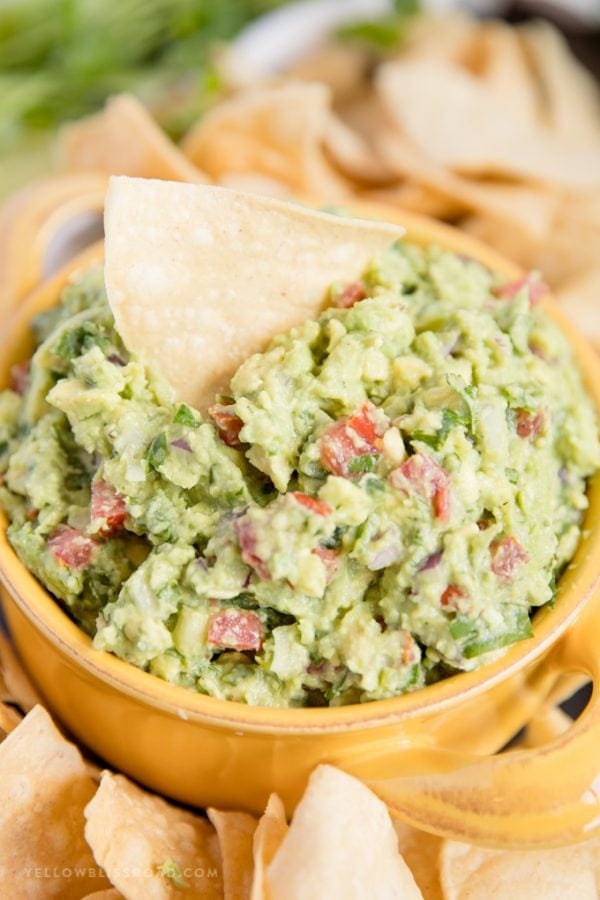 Fresh and Easy Guacamole Recipe Yellow Bliss Road