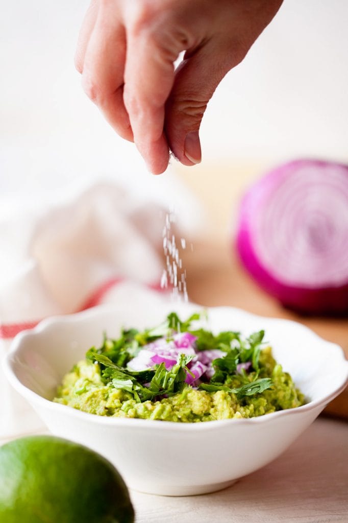 A bowl of Guacamole