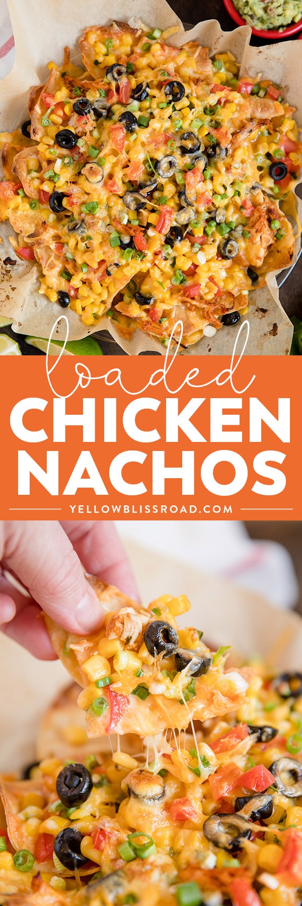 Loaded Chicken Nachos Recipe - Mexican Chicken, Cheese & Veggies!