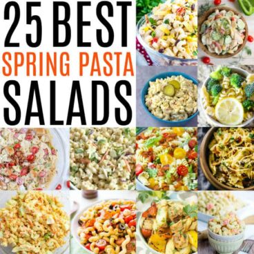 Social media image of 25 Best Spring Pasta Salads