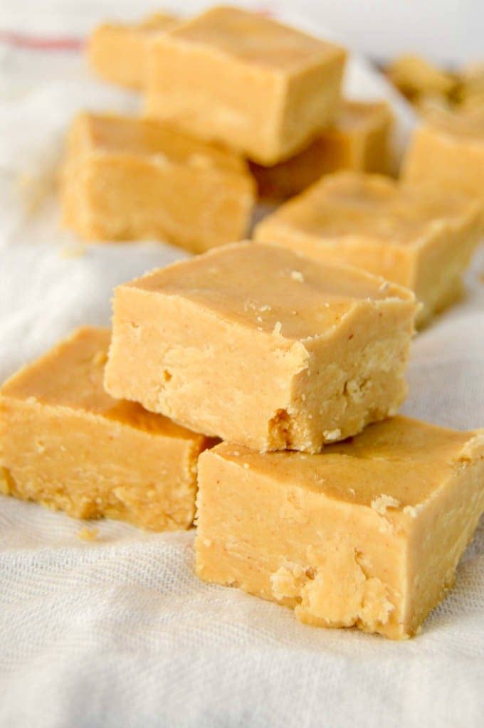 Several pieces of Peanut Butter Fudge