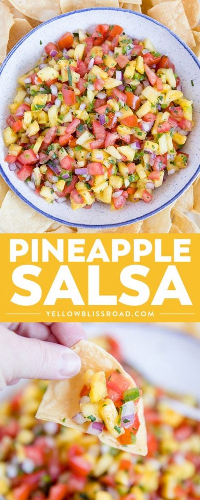 Pineapple Salsa - Sweet and Spicy and Great for Dipping