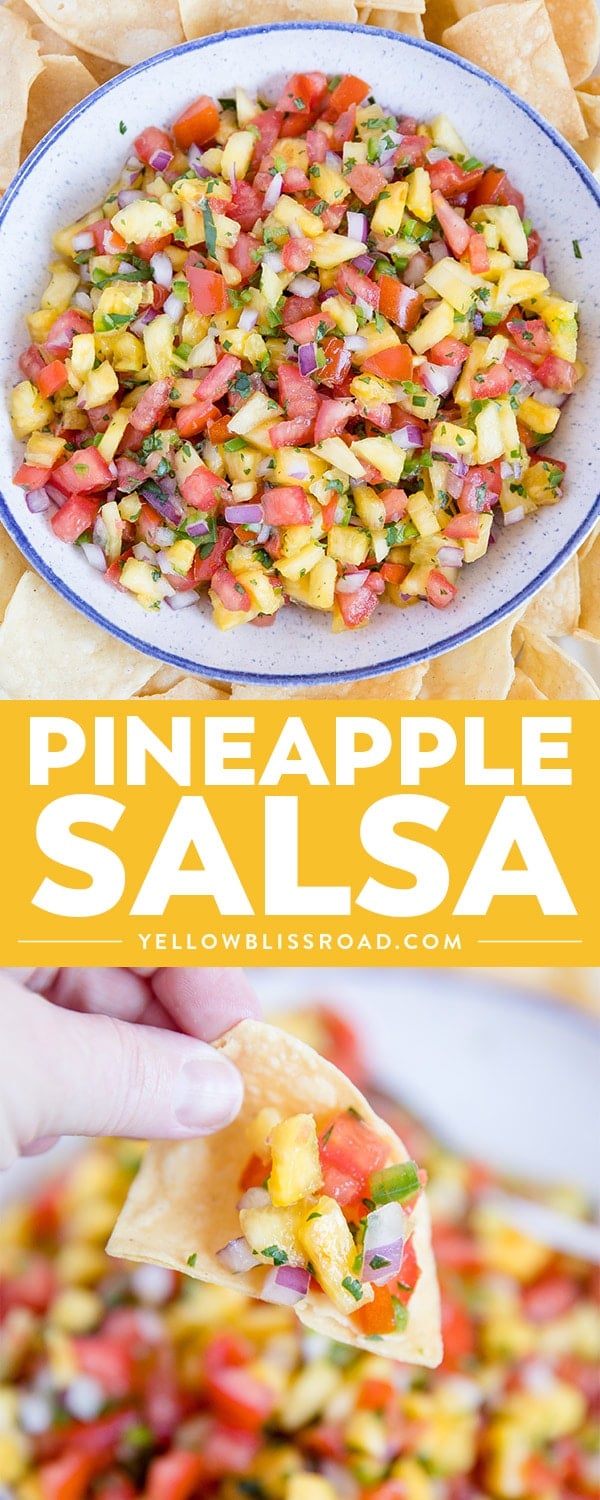 pineapple salsa - easy and fresh