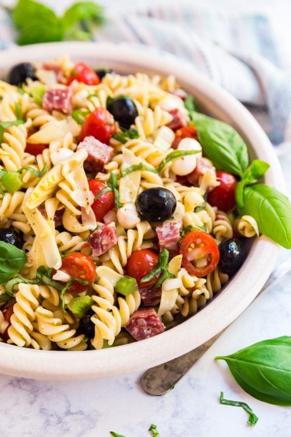 Antipasto Pasta Salad | YellowBlissRoad.com