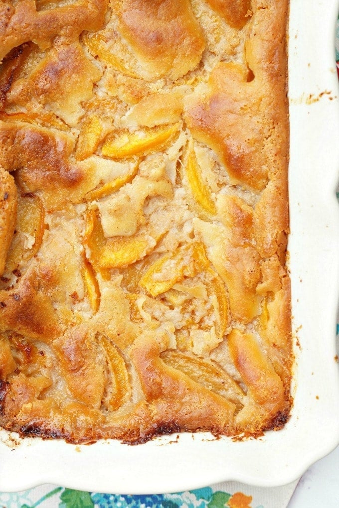 The Best Easy Peach Cobbler | YellowBlissroad.com