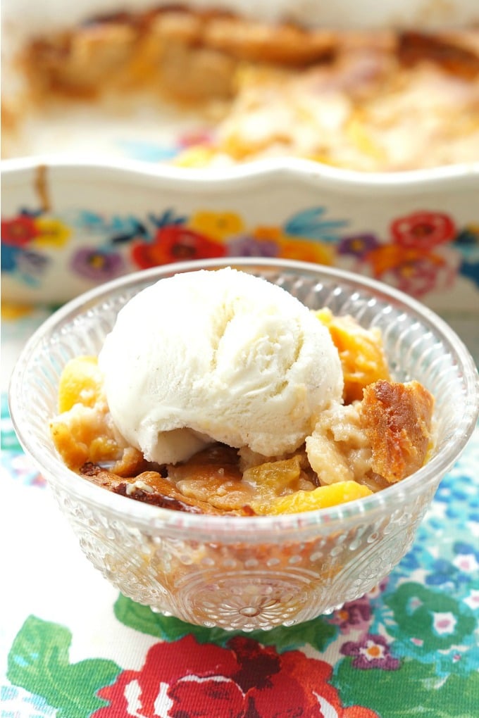 easy peach cobbler