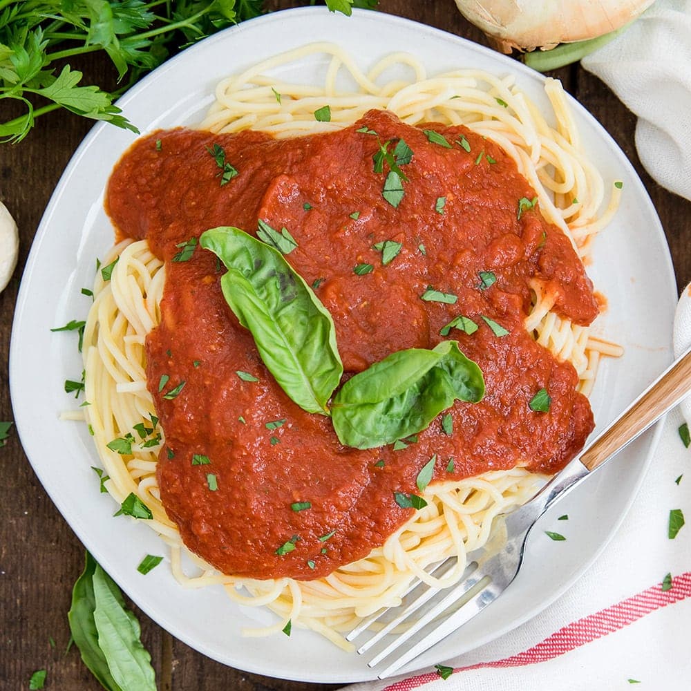 Easy Homemade Spaghetti Sauce Yellow Bliss Road