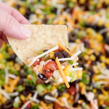 Social media image of Southwestern 7 Layer Dip