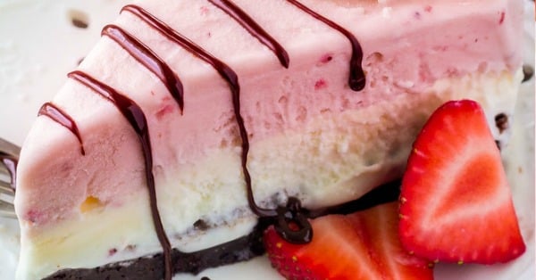 Strawberry Ice Cream Cake