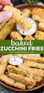 fries zucchini baked calories yellowblissroad yellow serving parmesan