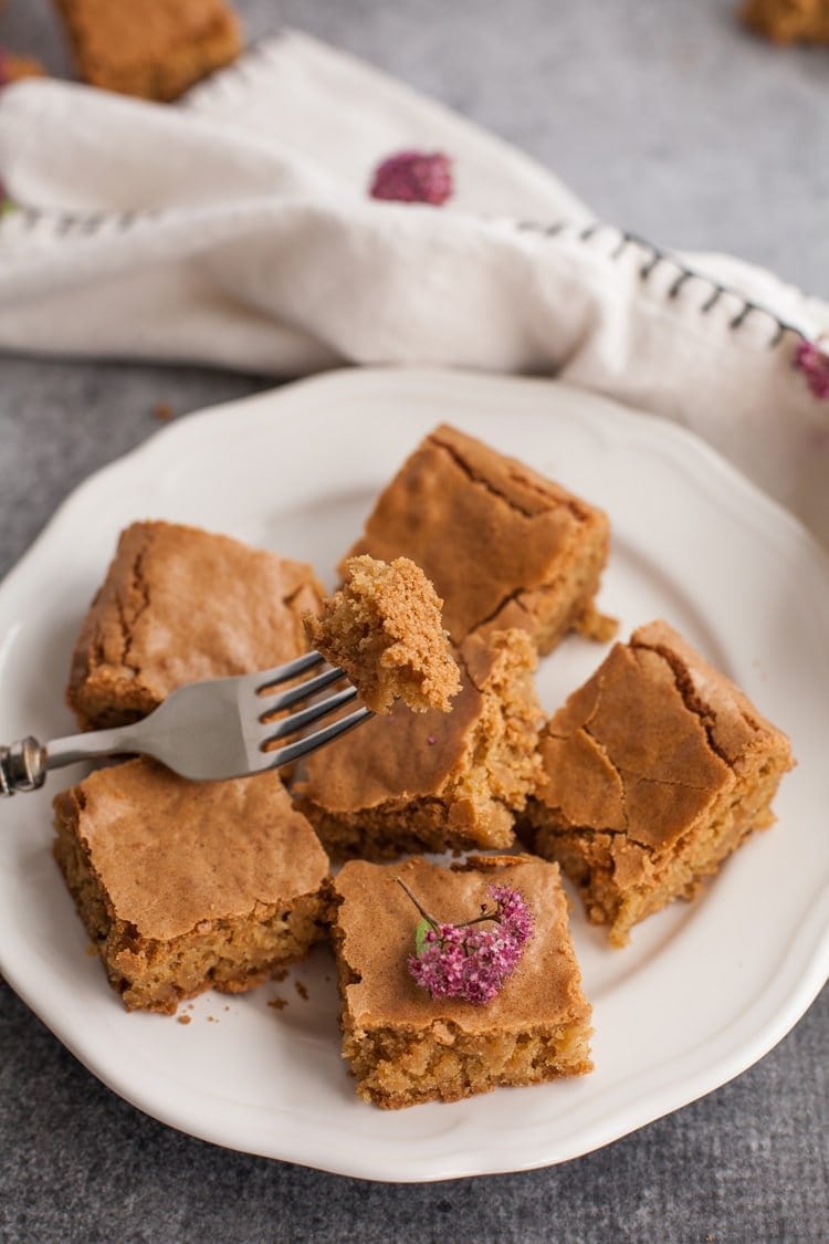 Classic Blondies. Perfect crackly crust and chewy center.