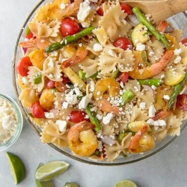 Grilled Shrimp Pasta Salad