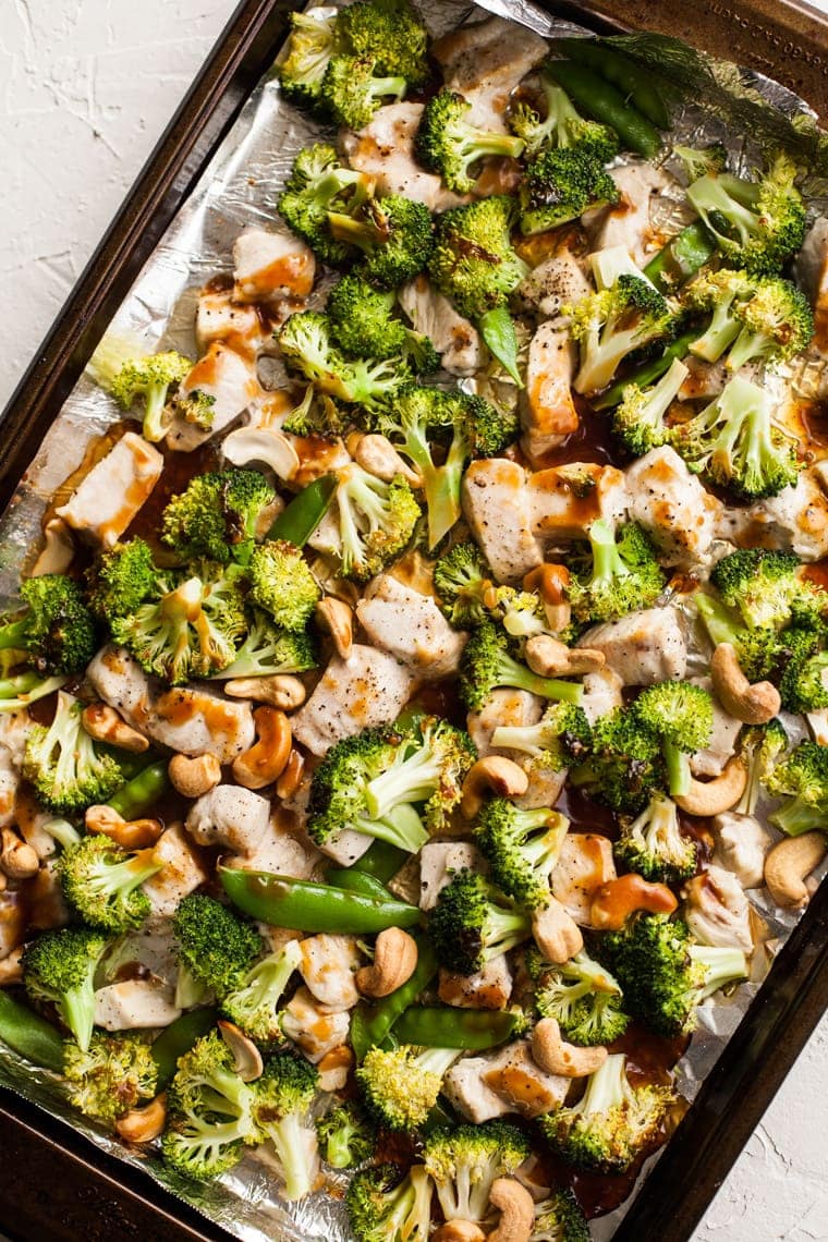 Cashew Chicken and Broccoli. Easy dinner ready in just 20 minutes!
