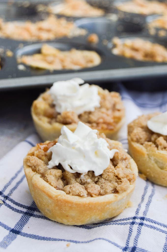 mini dutch apple pie