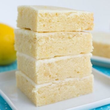 Stack of Lemon Brownies