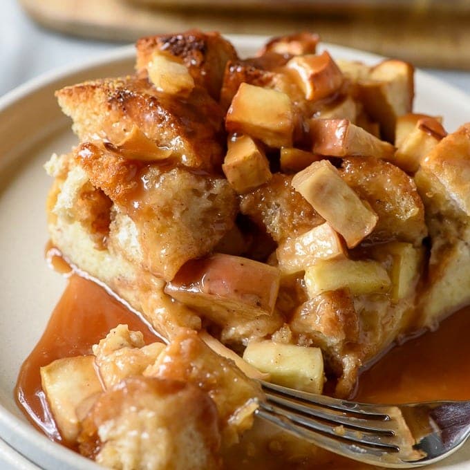 Caramel Apple French Toast Casserole Yellow Bliss Road