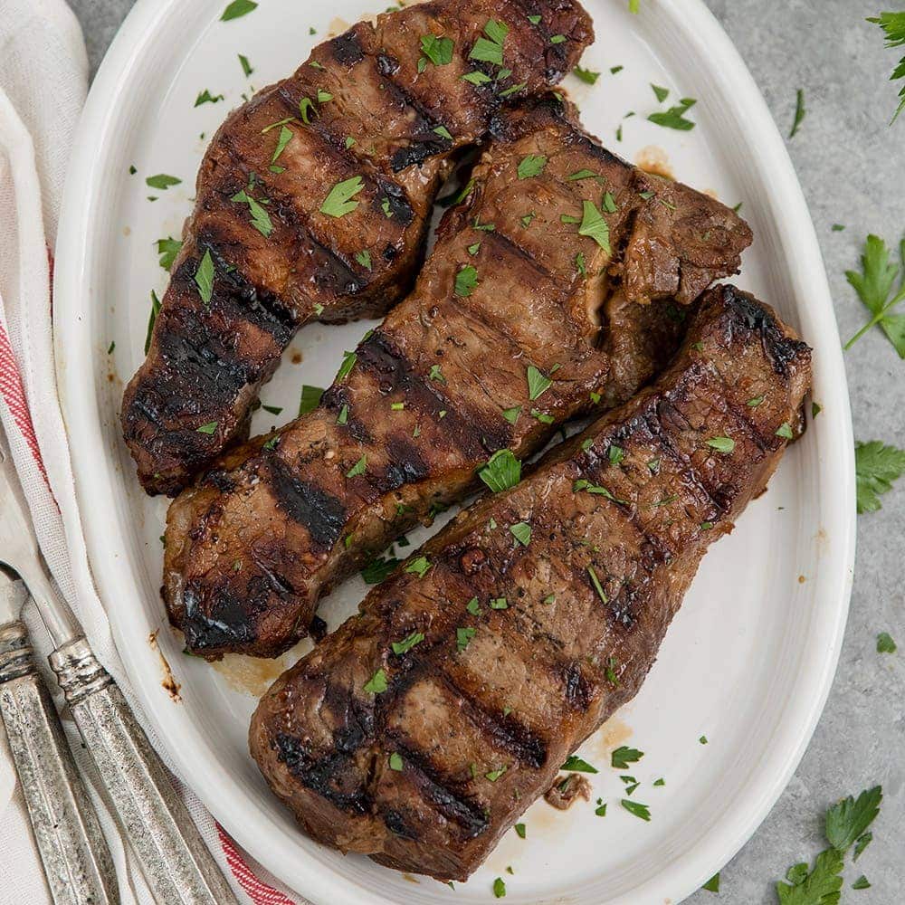 A plate of Grilled Steak