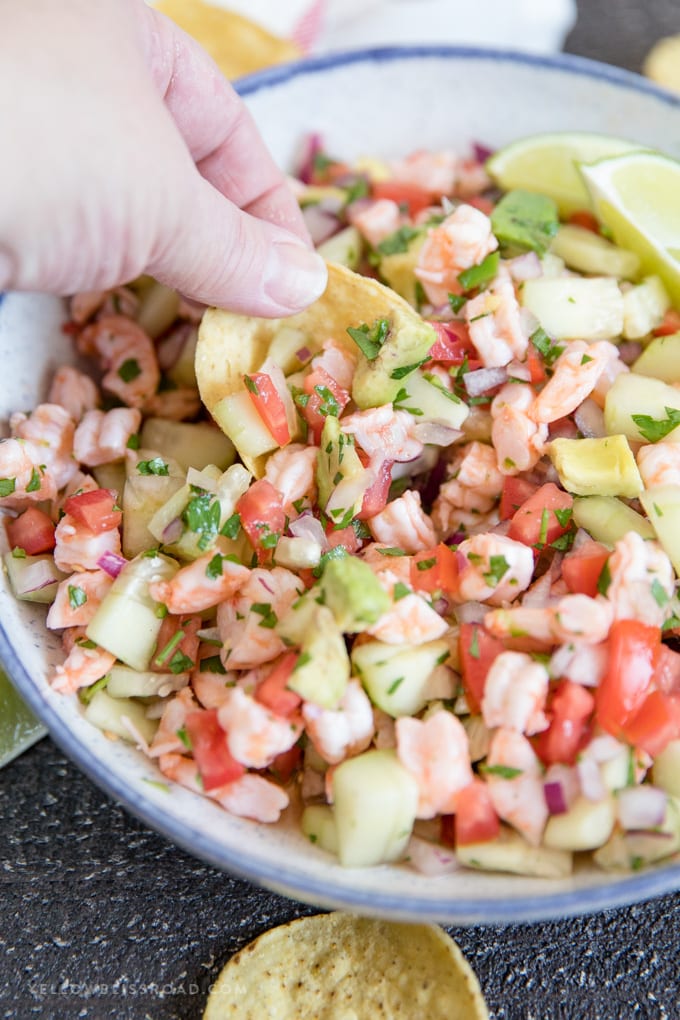 The Best Shrimp Ceviche Recipe | YellowBlissRoad.com