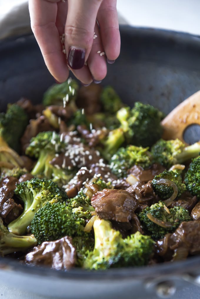 Healthy, simple, and ready in 20 minutes, Beef and Broccoli is a guaranteed dinner winner! Take out at home doesn't get any better than this! Takeout style Beef and Broccoli