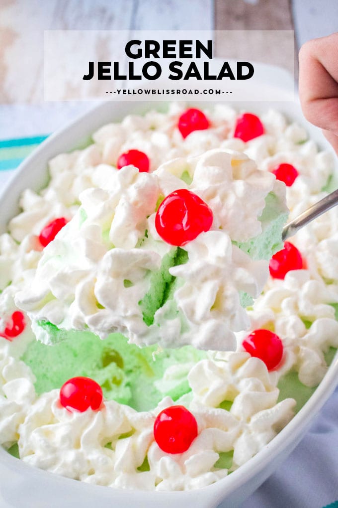 Creamy Dreamy Green Jello Salad