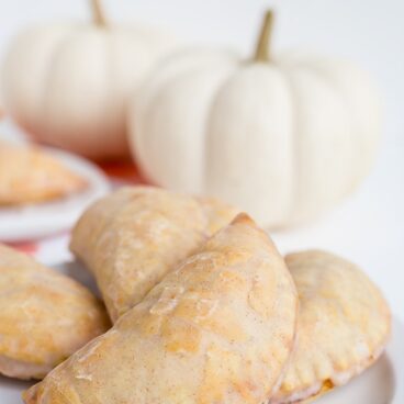 A plate of pumpkin hand pies