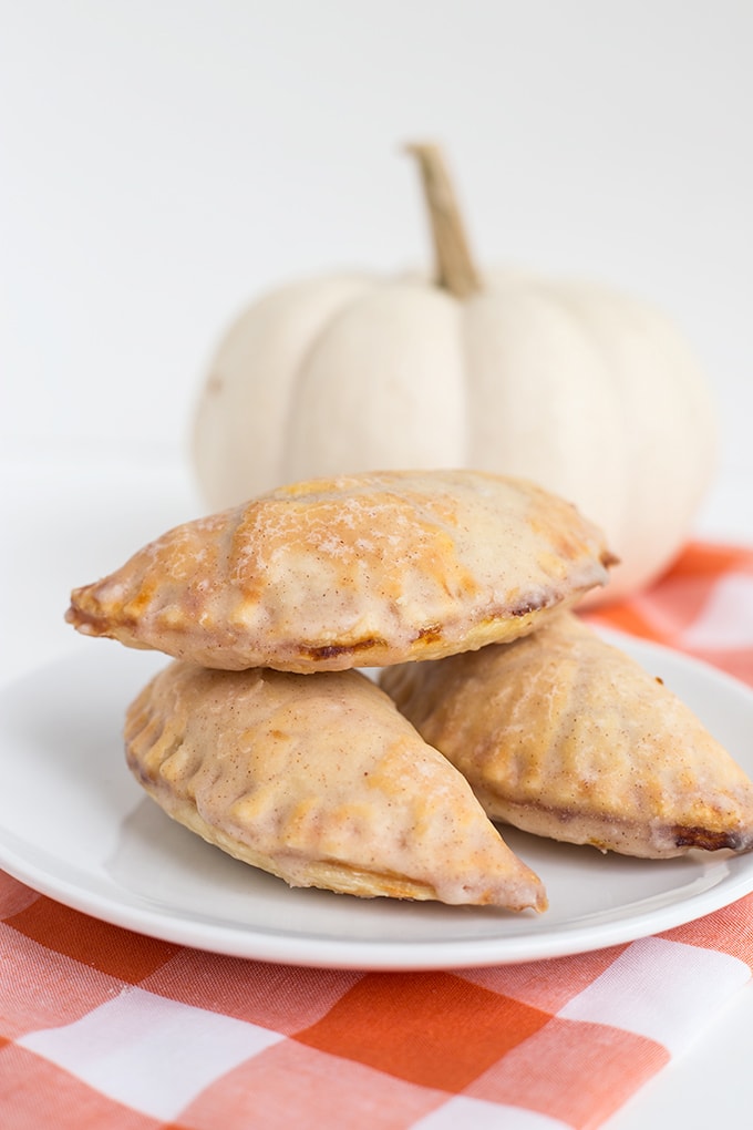 A plate of pumpkin hand pies