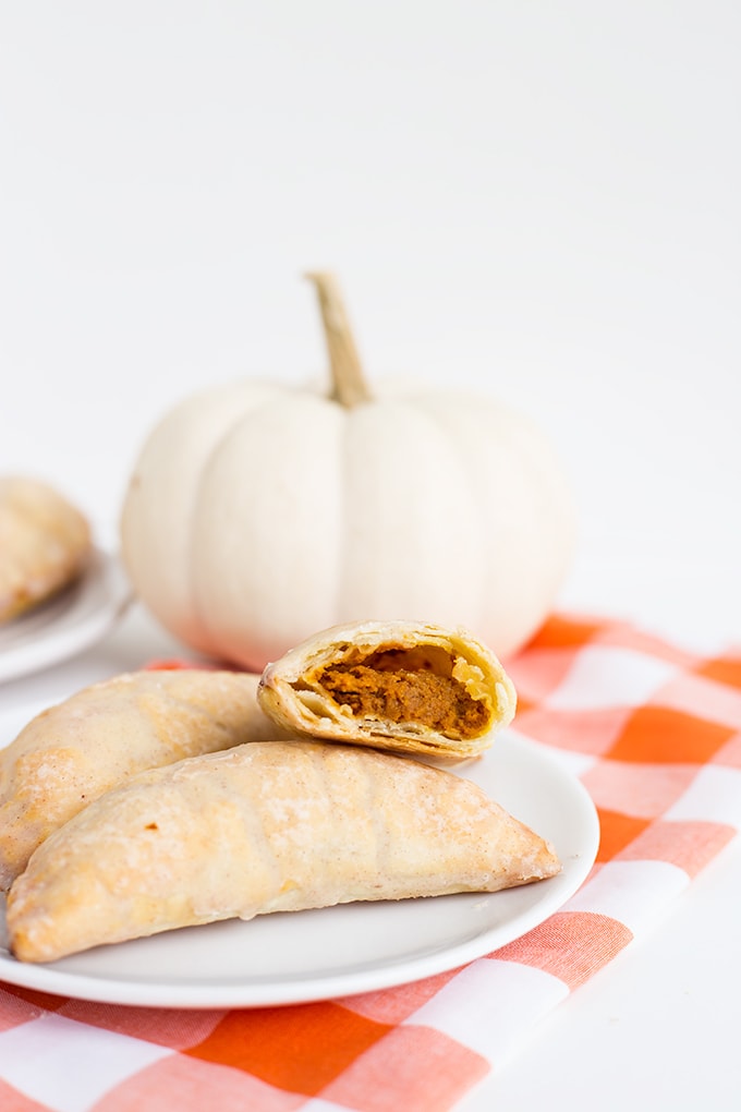 A plate of pumpkin hand pies