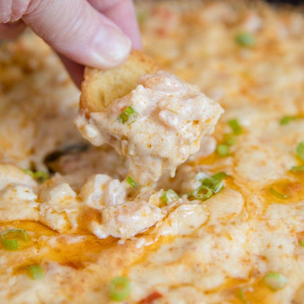 Easy, Cheesy Baked Shrimp Dip