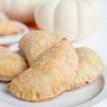 A plate of pumpkin hand pies