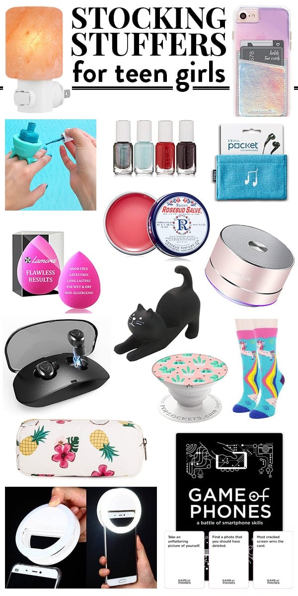 stocking stuffer ideas for teenage girl