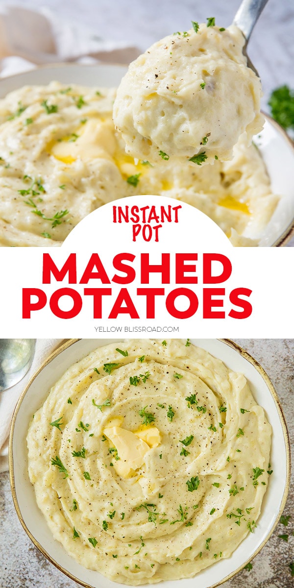 Easy Instant Pot Mashed Potatoes Recipe | Thanksgiving Side Dish