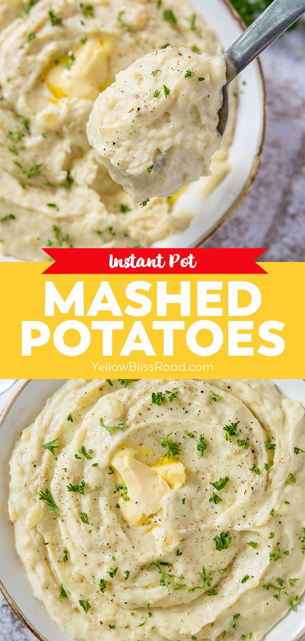 Easy Instant Pot Mashed Potatoes Recipe | Thanksgiving Side Dish