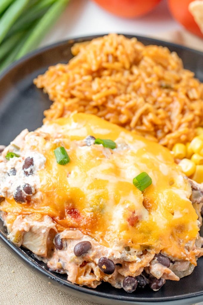 Crockpot Chicken and Rice Casserole Recipe - Simple Joy