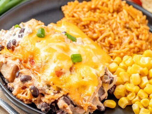 Creamy Mexican Chicken Casserole Yellowblissroad Com