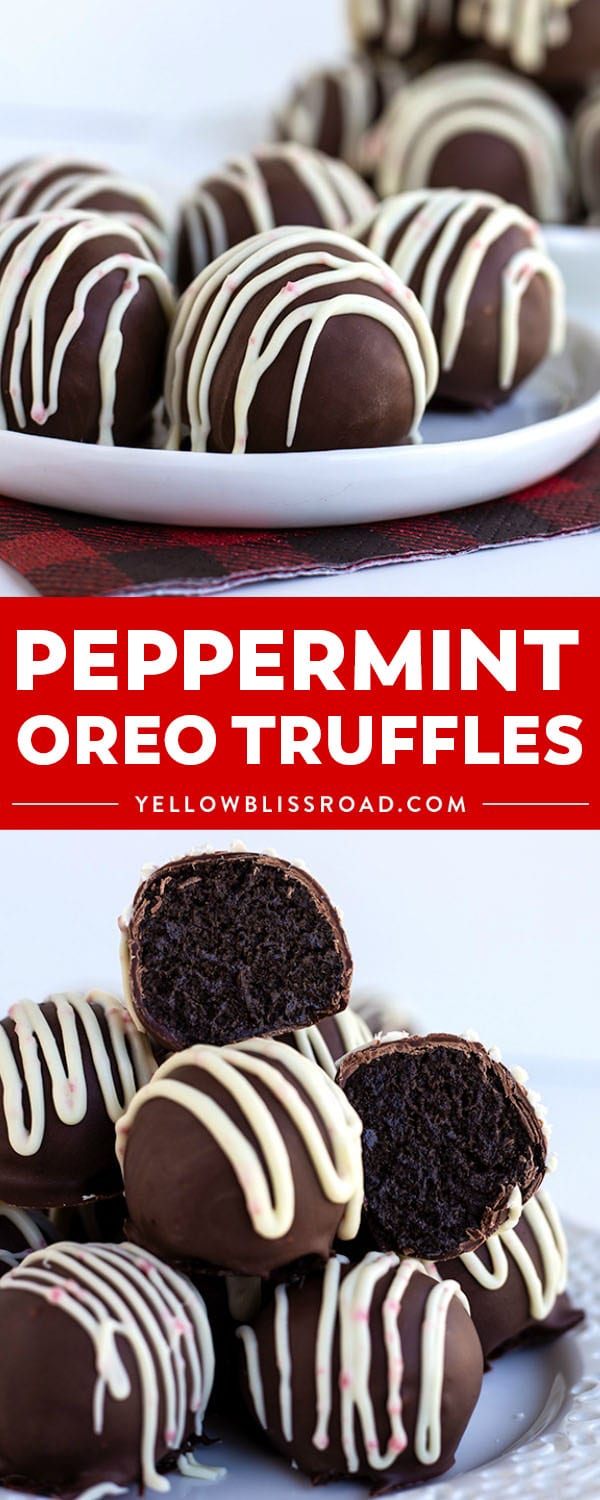 Peppermint Oreo Truffles - Yellow Bliss Road