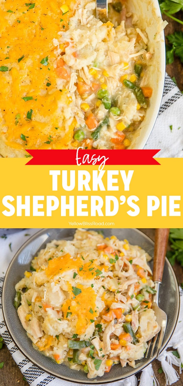 Easy Leftover Turkey Shepherd's Pie