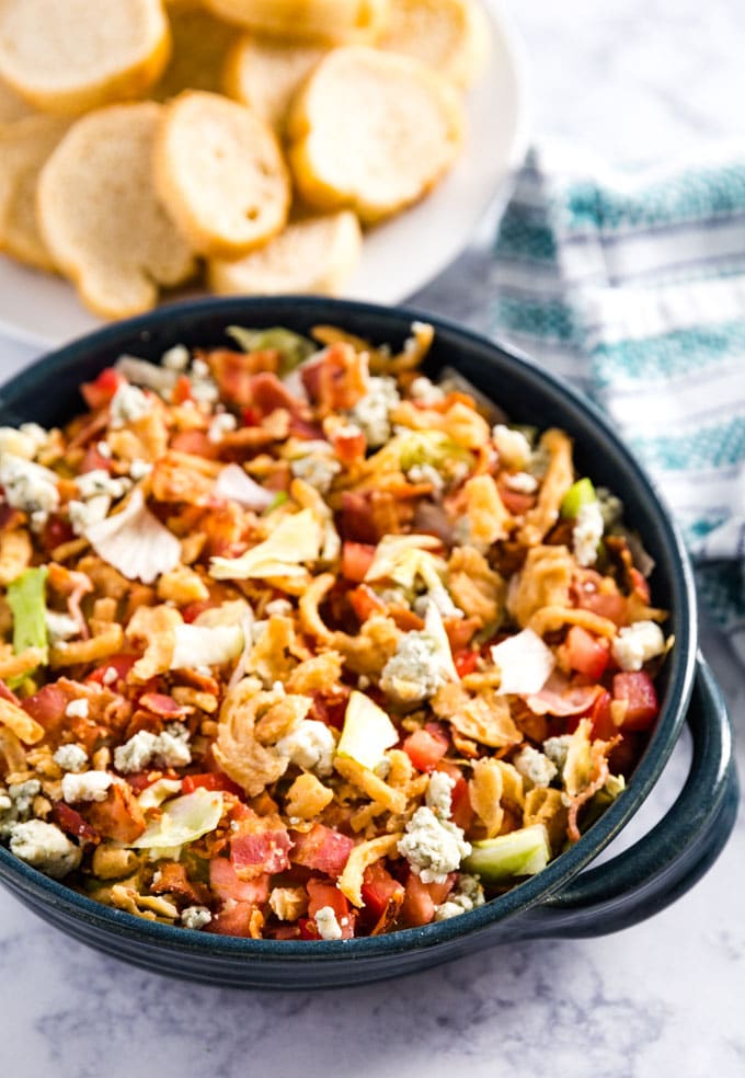 A bowl of this Wedge Salad Dip recipe