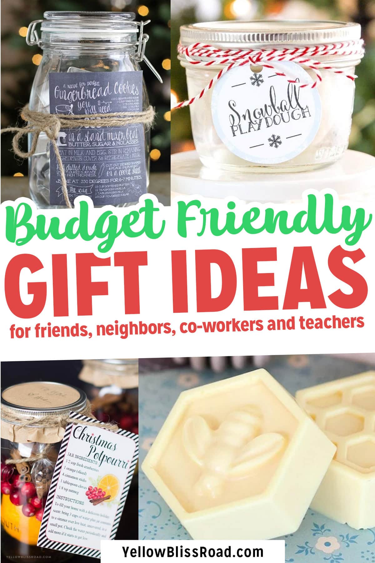 Budget Friendly Christmas Gifts Yellow Bliss Road