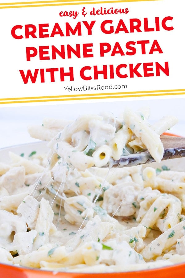 One Pan Creamy Garlic Penne Recipe